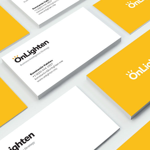 Onlighten business cards