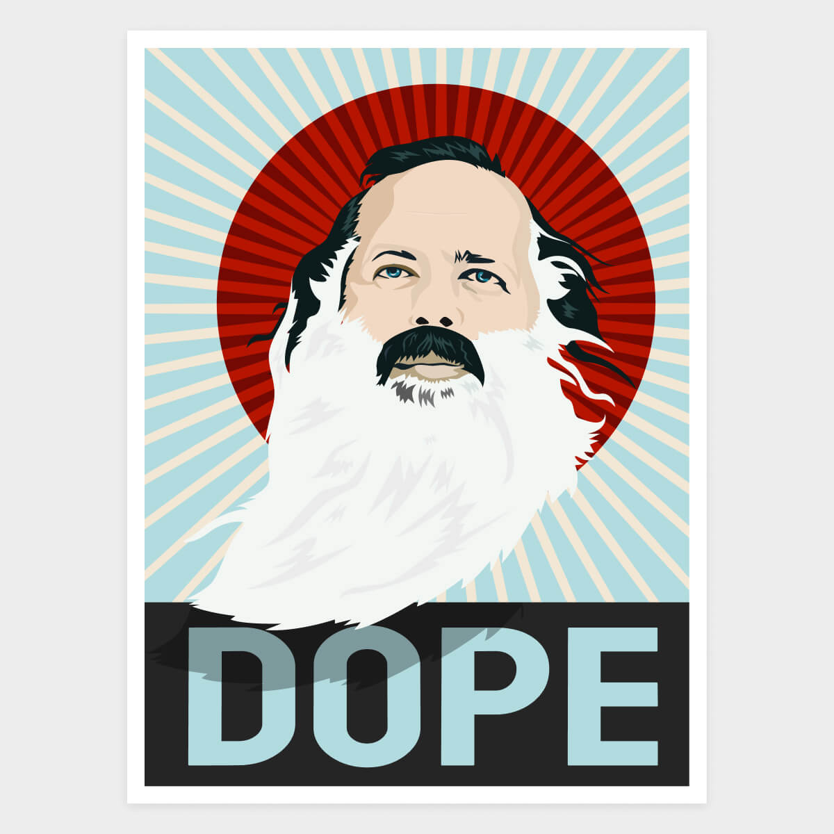 Rick Rubin Dope Poster